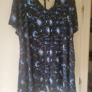 Hot Topic Celestial Dress Plus (Size 2)